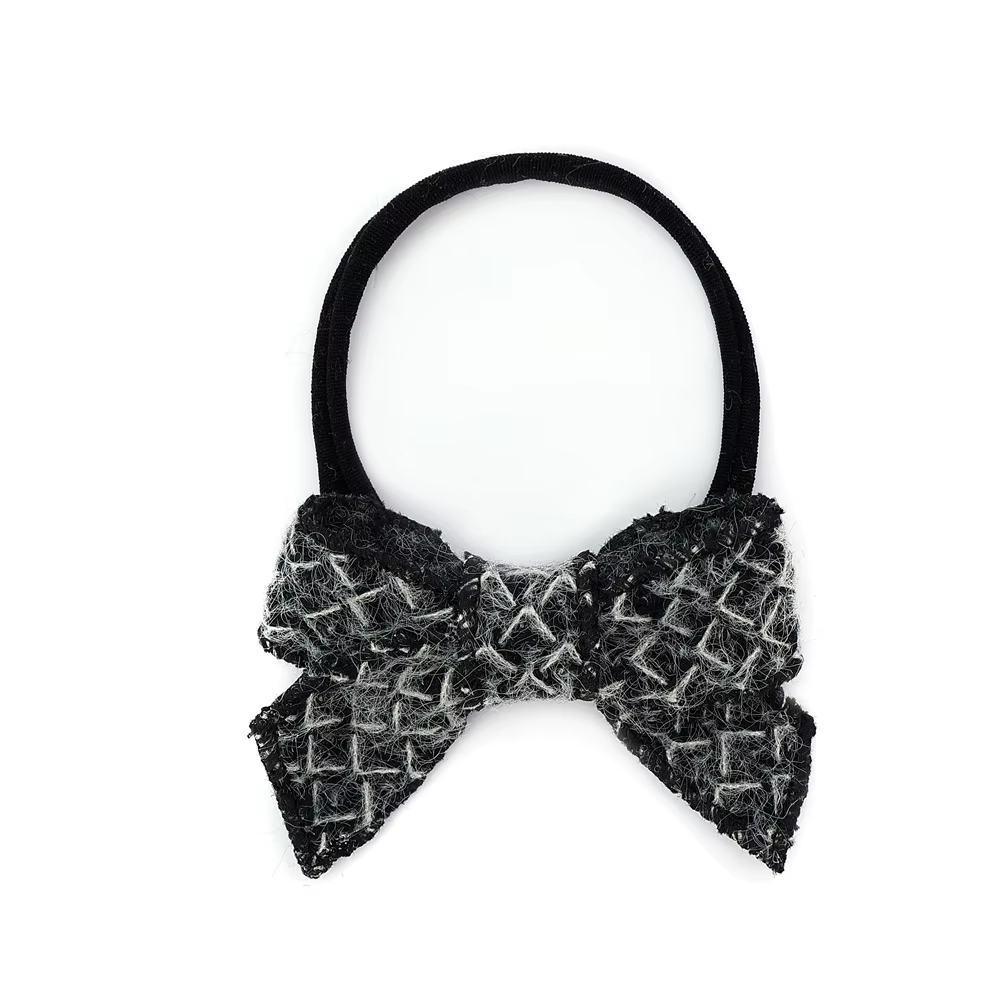 Bandeau à nœud en velours pour enfants, bandeau élégant, accessoires pour cheveux, pince pour bébé, 