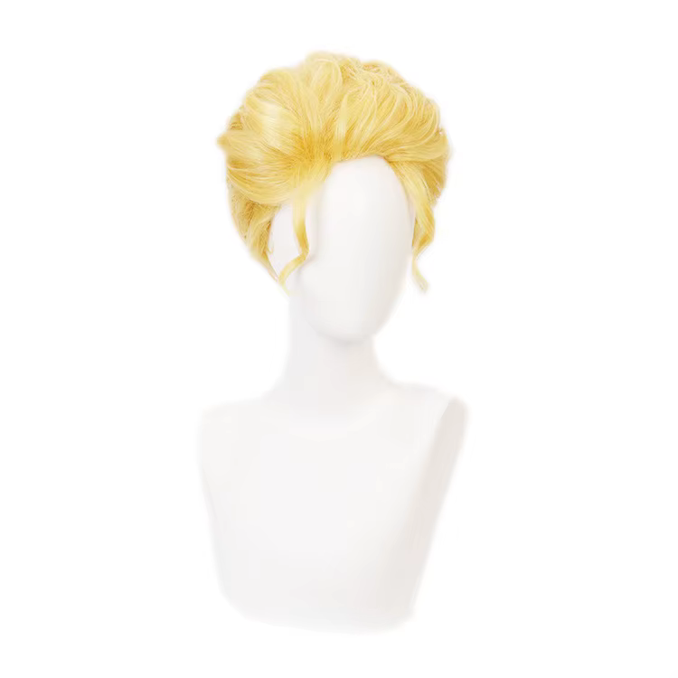 Perruques de fête résistantes à la chaleur, JoJo's Bizarre Adventure Kira Yoshikage, cheveux synthét