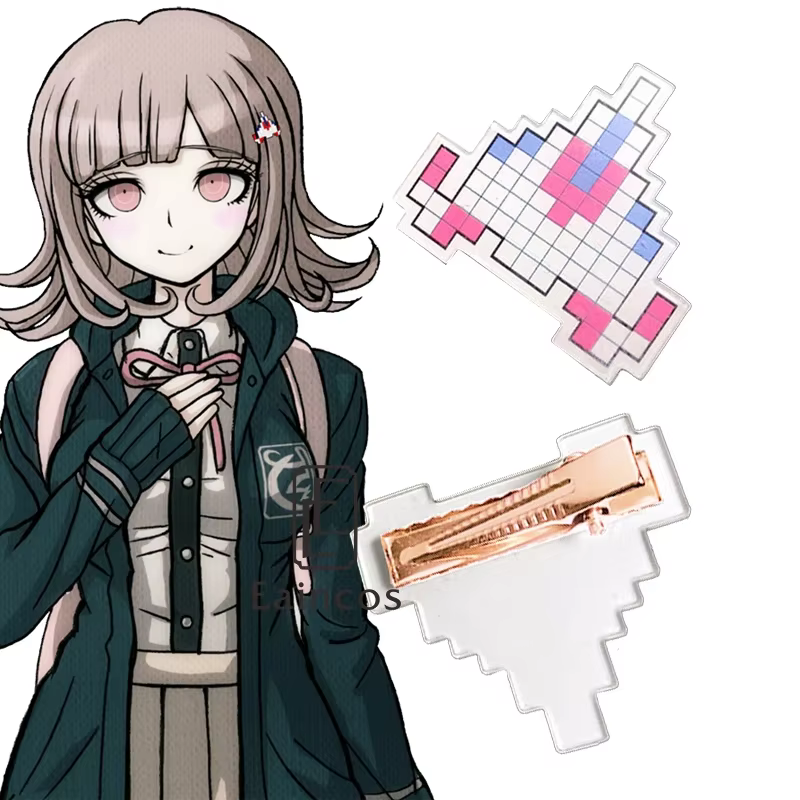 Pince à cheveux Anime Chiaki Nanami, Super recruté une épingle à cheveux d'avion mignon Ronpa, acces