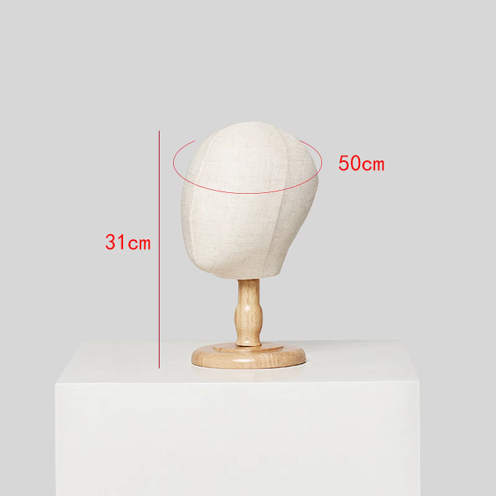 Présentoir de casquettes de perruque et de chapeaux pour enfants, modèle de tête de Mannequin, suppo