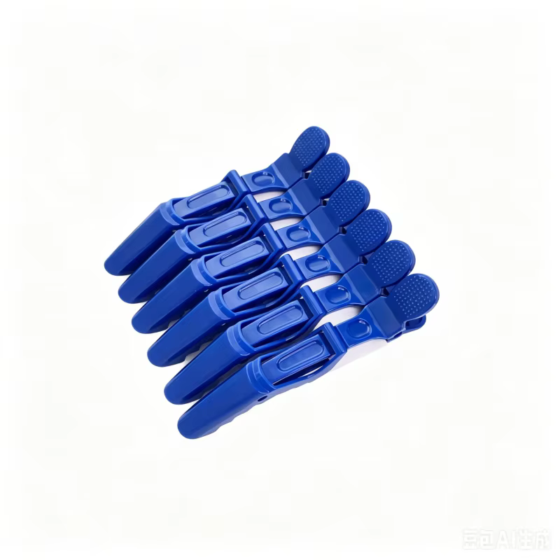 6 pinces à cheveux, pinces de coiffure, pinces crocodiles, pinces de sectionnement, accessoires de c
