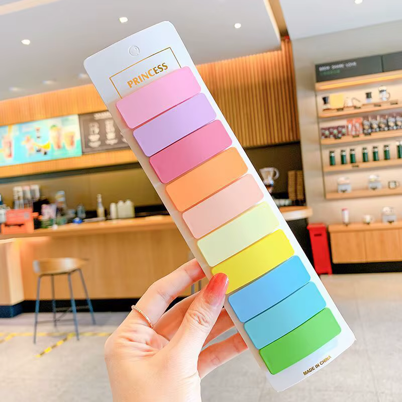 10 pièces couleur givrée simplicité épingles à cheveux pour filles Rectangle ovale goutte carré pinc
