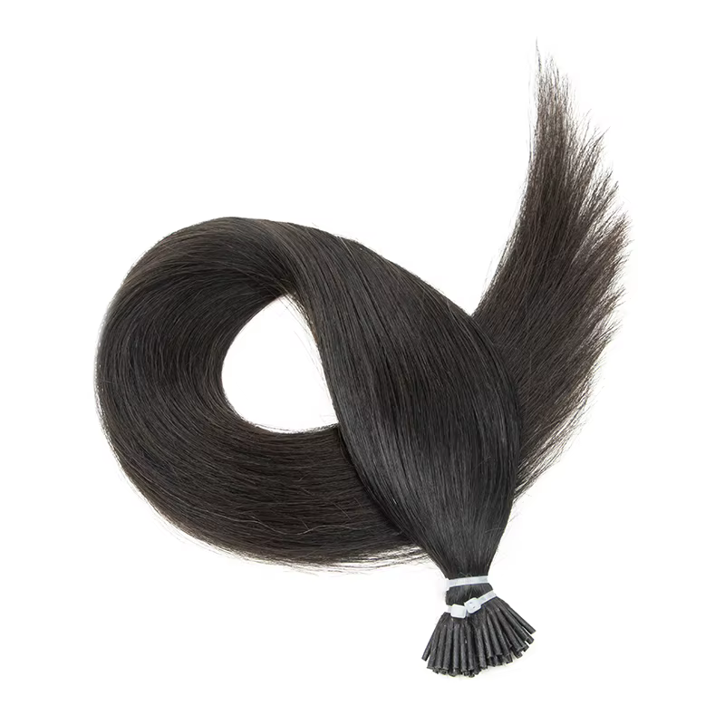 Je pointe les extensions de cheveux Vrais cheveux humains # P4-27 Capsules de cheveux micro perles p