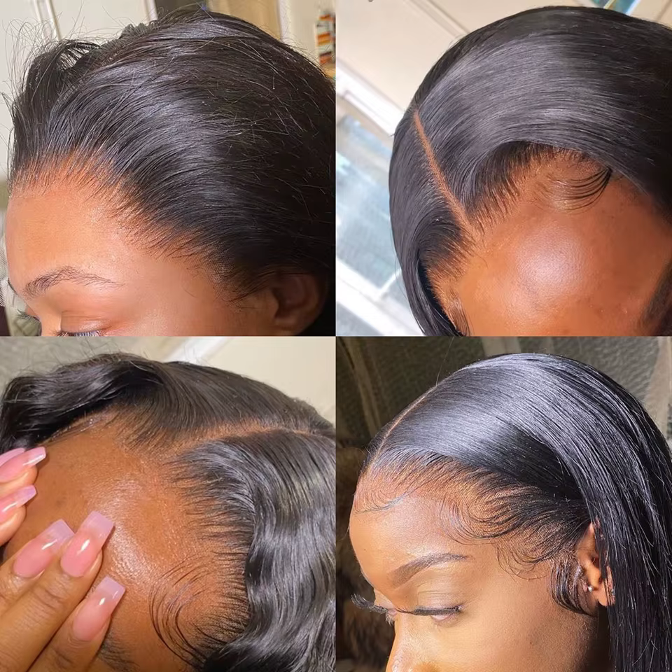 Tissage Cheveux Humain Lot En Promo Extensions Cheveux Naturels Humains Femme 13x4 Dentelle Frontale