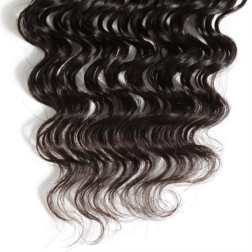 Mèches brésiliennes Remy naturelles élégantes, Deep Wave, 28 pouces, Extensions de cheveux bouclés,