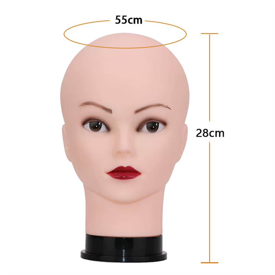 Tête de Mannequin avec Trépied pour Perruque, Chapeau, Lunettes, Masque, Affichage, Cosmétologie, po