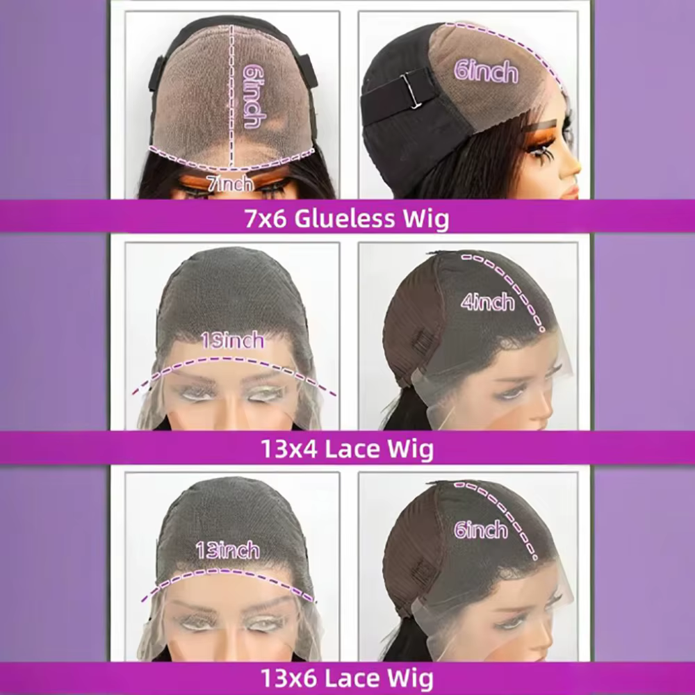 Perruque en cheveux humains 13x6 HD Lace Front Deep Wave, noir naturel, densité 200, pré-épilée, lig
