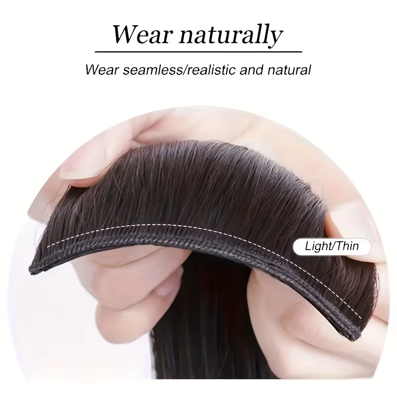 Ensemble de coupe de cheveux synthétiques pour femmes, extension de cheveux ondulés naturels, clip B