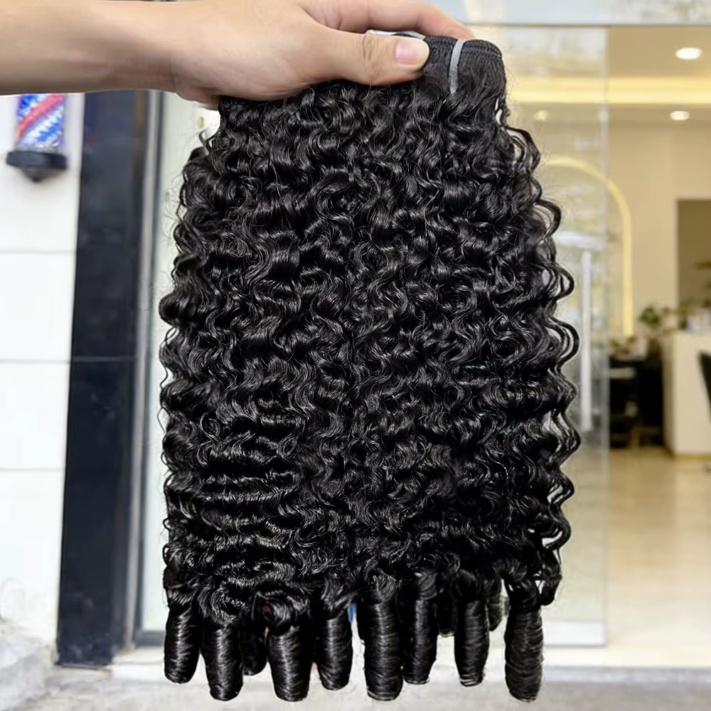 Extensions de Cheveux Bouclés Birmans Vierges Non Traités, 28-30 Pouces, 1, 3 ou 4 Paquets, avec Bou