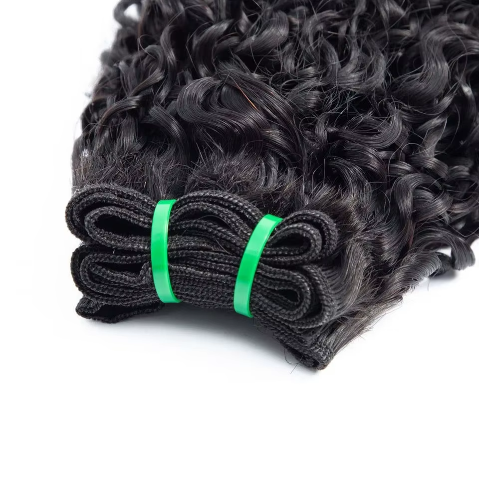 Lots de Cheveux Humains Bouclés Pixie, Lots de Cheveux Bouclés Profonds, Tissage de Cheveux Brésilie