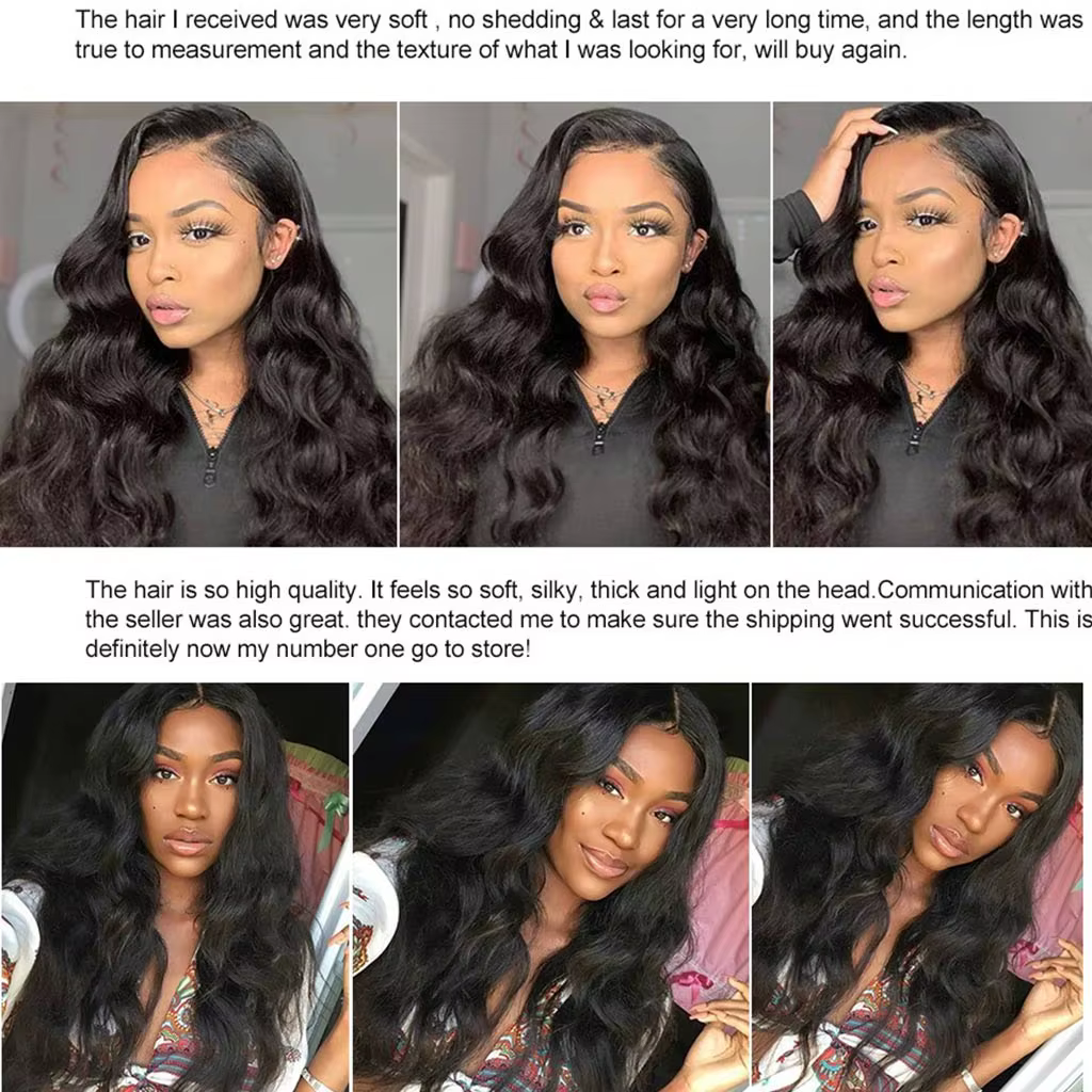 Perruque Lace Front Wig naturelle malaisienne, cheveux naturels, noir naturel, pre-plucked, densité