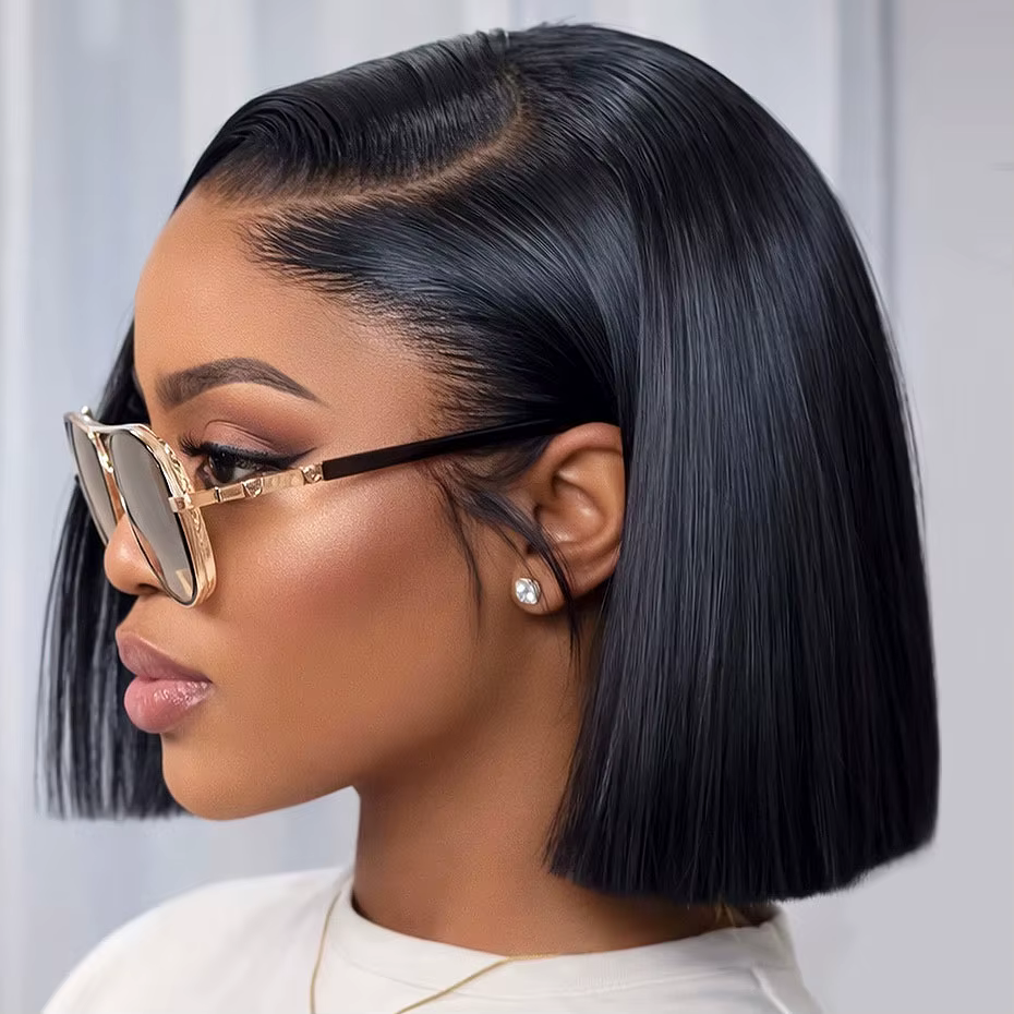 Perruques Lace Frontal 13x6 et 13x4 en Cheveux Humains 100% Naturels, Densité 250-300, Perruque Sans