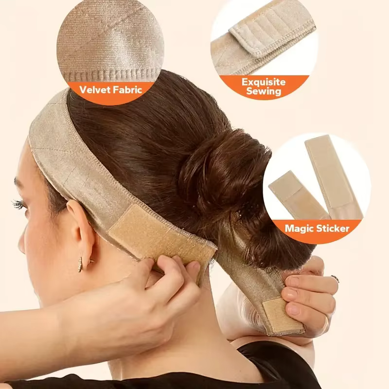 Non-slip Wig Grip Velvet Headband Soft Velvet Hair Band For Fastern Wig Adjustable Wig Band For Wome