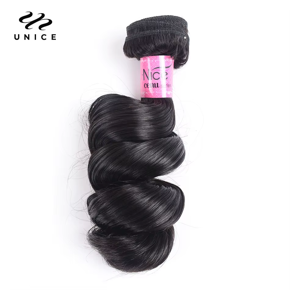 Tissage en lot brésilien Remy 100% naturel-UNice Hair Company, cheveux humains, adt wave, document n