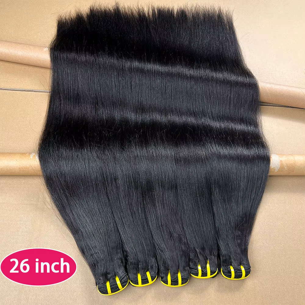 Mèches Yaki naturelles crépues lisses, Extensions de cheveux bruts, 8 à 30 pouces, pour femmes, 1/3/