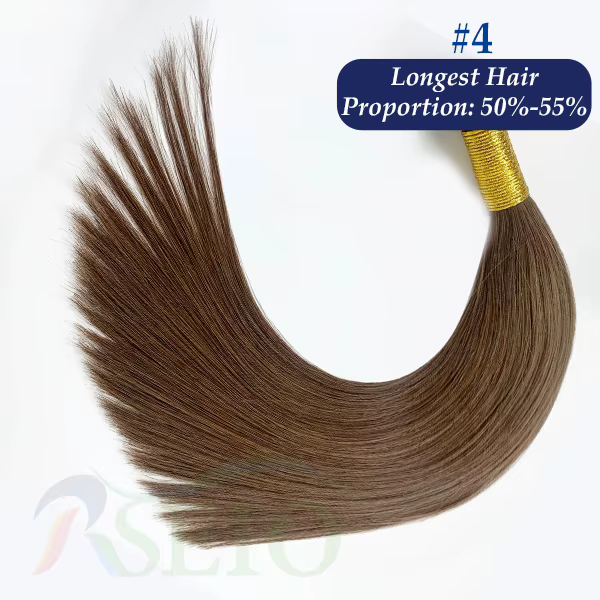 Extensions de cheveux en vrac pour salon, 100% vrais cheveux naturels, noir, marron, blond, UNIS iss