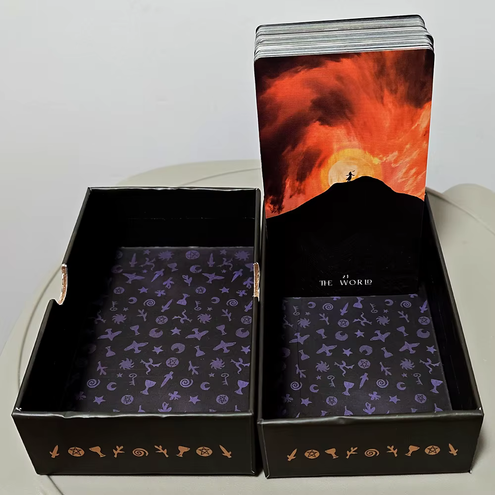 Jeu de tarot Star Seeker « Les ombres que nous projetons » dans une boîte rigide 12*7cm - Ensemble d