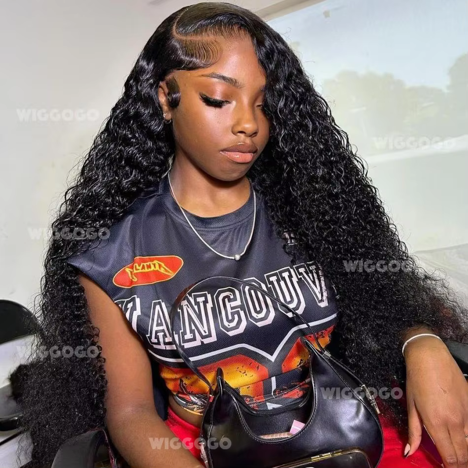 Perruques Lace Front HD transparentes 13X4 13X6 à ondulations aquatiques, perruques Lace Frontal à o