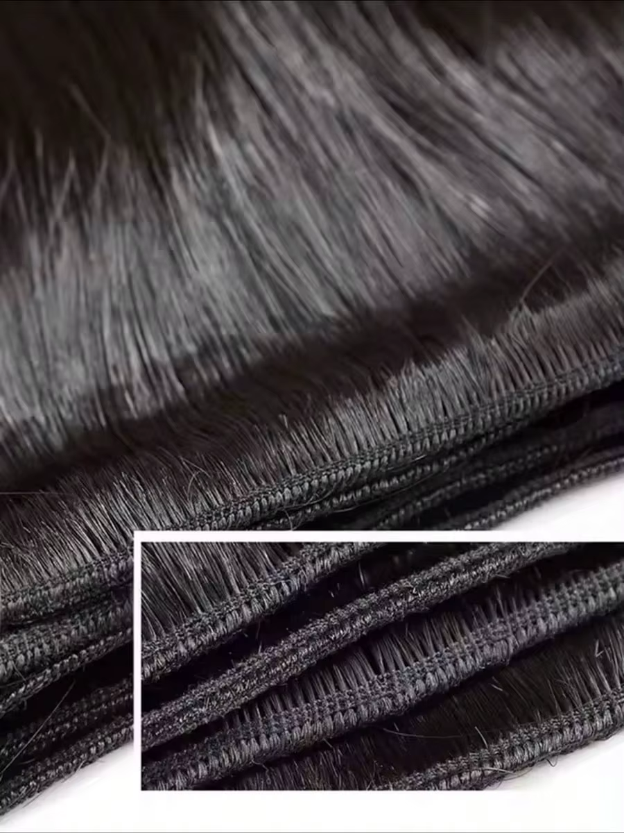 Extensions de Cheveux Humains Naturels Raides Comme des Baguettes, 36-40 Pouces, Cheveux Bruts, Lots