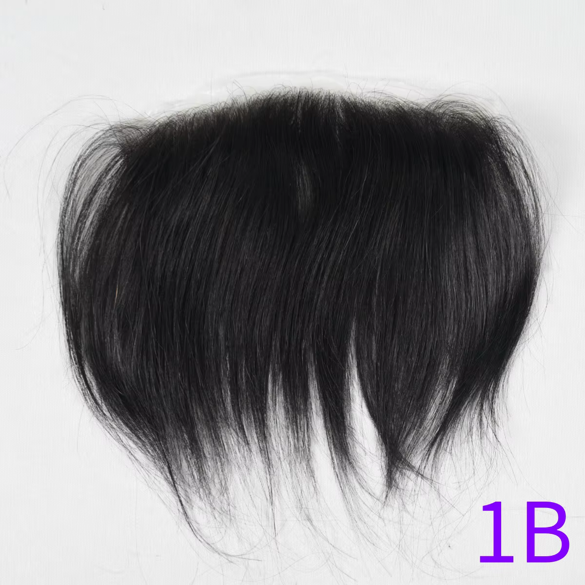Perruque frontale pour hommes; Postiche frontale en PU pour hommes, cheveux humains haute densité, a