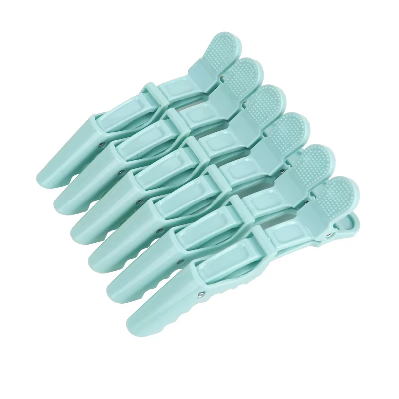 Pinces à cheveux Alligator, 6 pièces, pinces de coiffure, pinces de Section, épingle à cheveux pour
