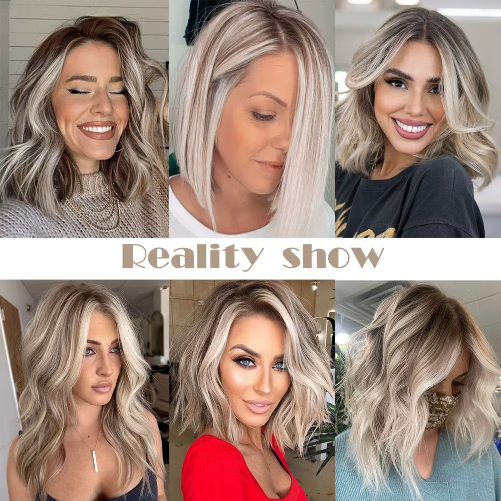 Cendré gris brun 100% Remy cheveux humains Toppers Clips dans les cheveux dentelle Base Topper posti