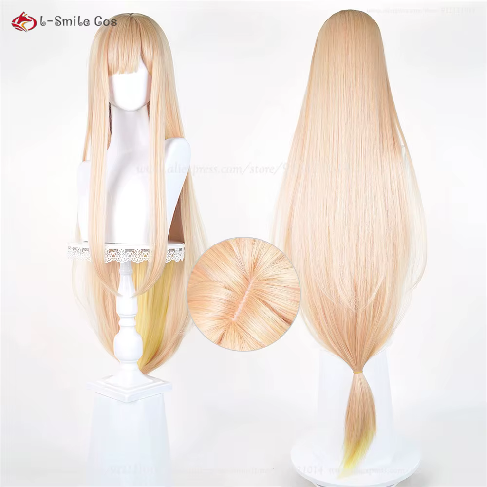 Perruque de Cosplay Anime Kaguya, 3 styles, perruques mixtes orange pour femmes, perruque de Cosplay