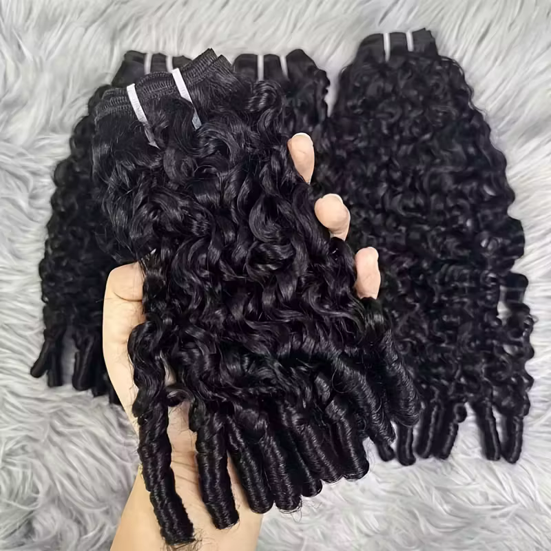 Extensions de Cheveux Humains Bouclés Birmans 100% Naturels, Qualité Cheveux Humains, Ondulations Pr