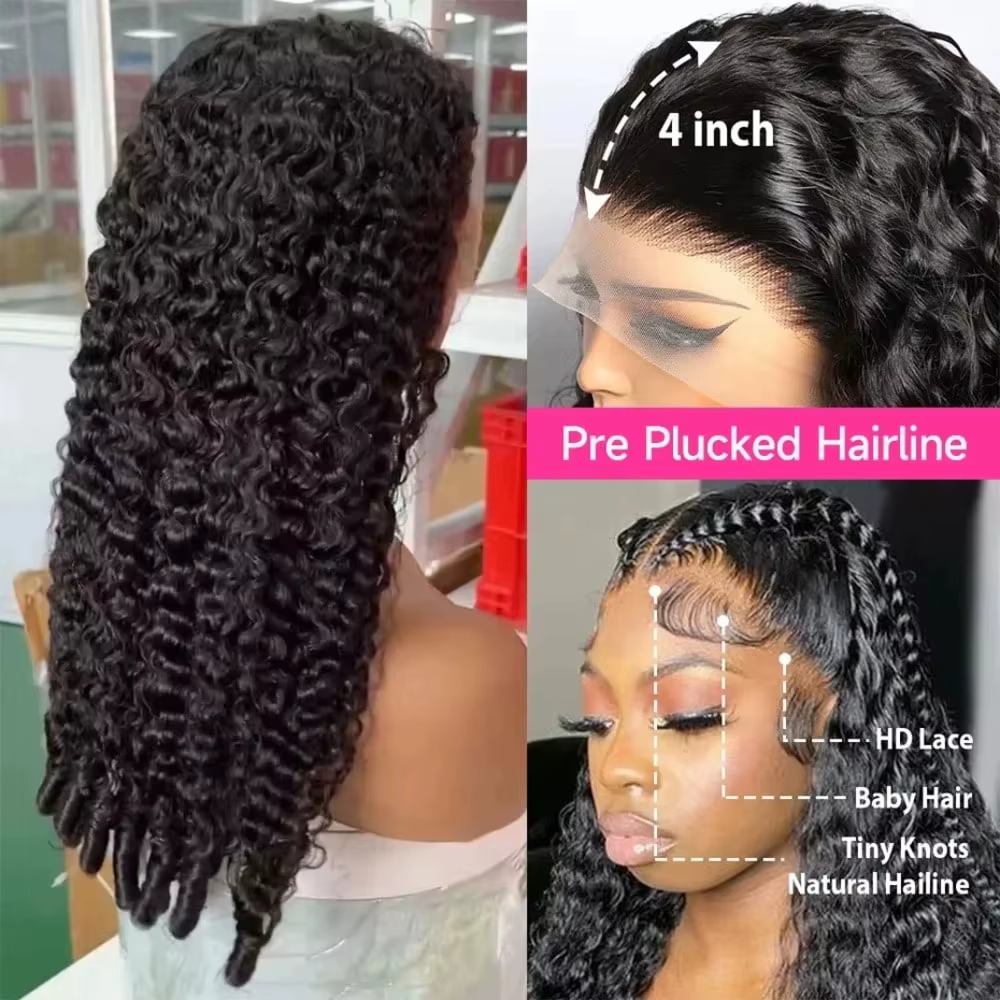 Perruque de dentelle Hd 13x6 cheveux humains 210 densité perruque bouclée birmane cheveux humains pr