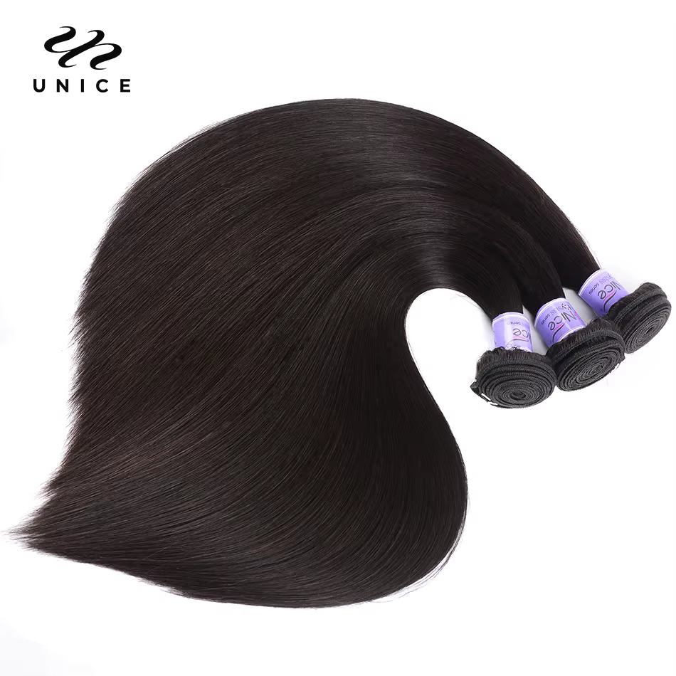 Tissage en lot malaisien naturel – UNice Kysiss Series, cheveux vierges, couleur naturelle, 8-30 pou