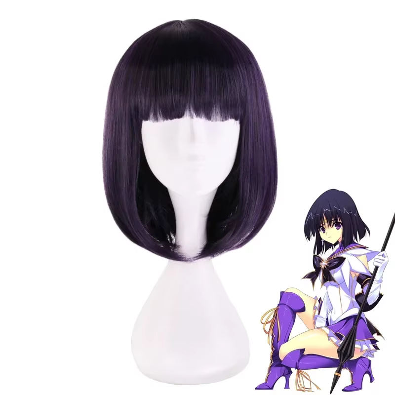 Anime marin saturne perruque Cosplay Costume Tomoe Hotaru femmes cheveux synthétiques courts Hallowe