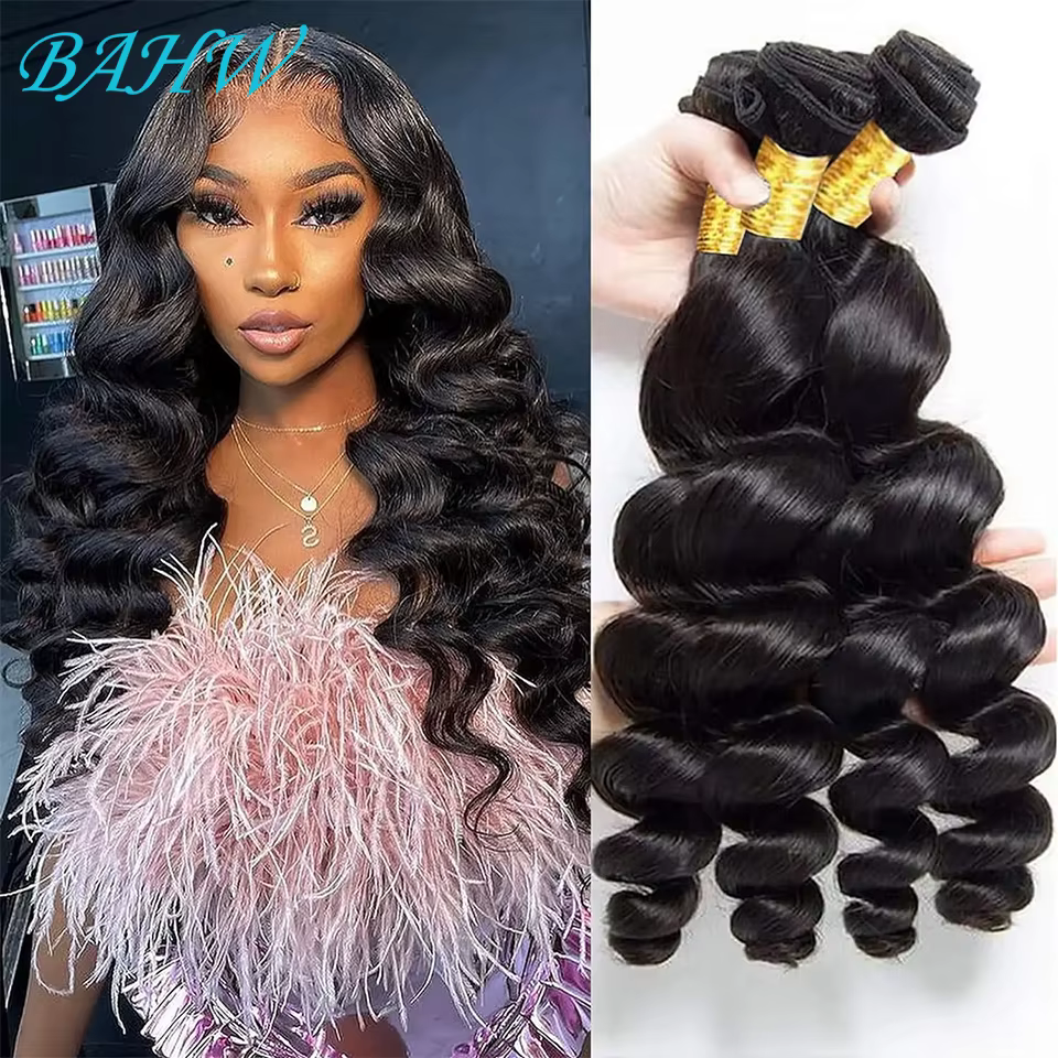 Extensions de cheveux brésiliens pour femmes noires, cheveux humains vierges, document naturel, livr