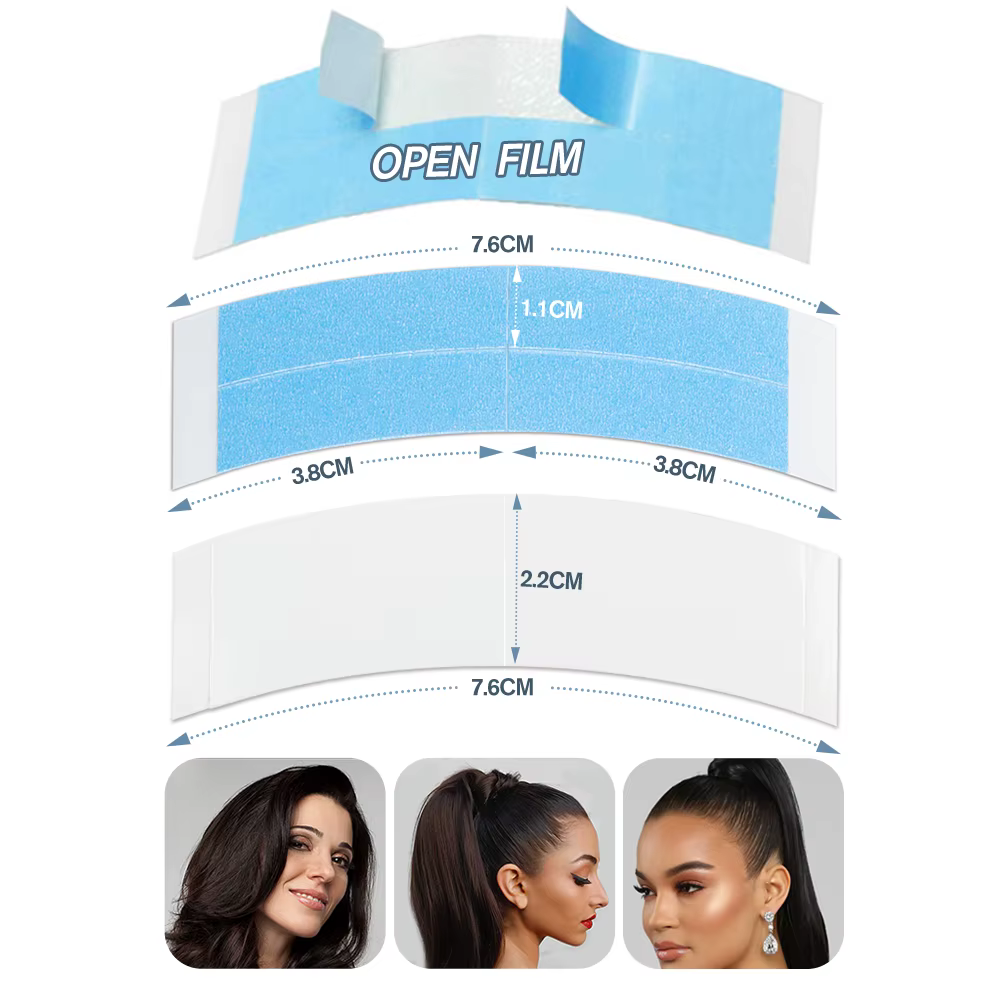 LuxyPro – ruban adhésif pour dentelle avant, adhésif Arc imperméable, colle pour Extensions de cheve