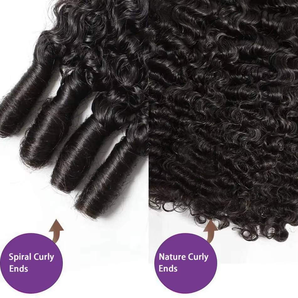 Extensions de cheveux bouclés vierges bruts birmans 12A de 32 pouces, non traités, pour tissage, ond
