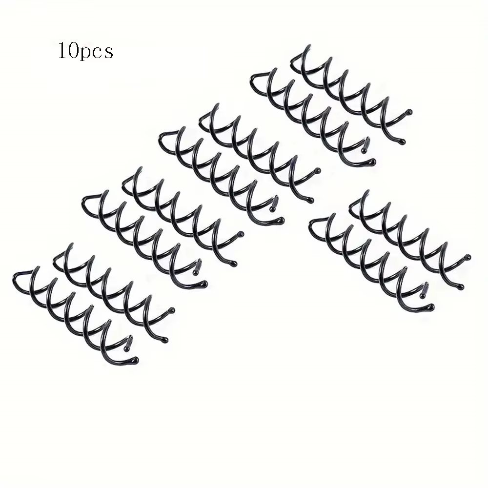 Épingles à cheveux en spirale pour femmes, pointes rondes anti-rayures, épingle à cheveux à vis tors