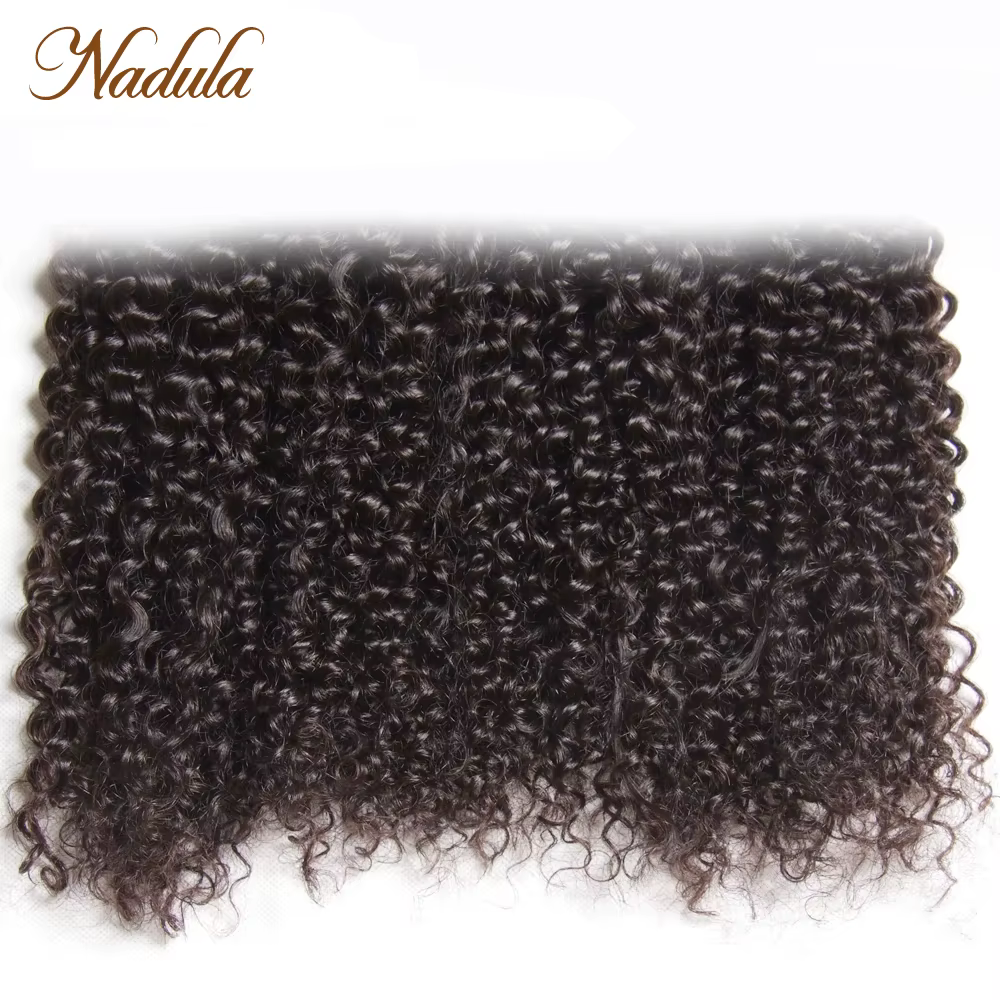 Nadula cheveux 4 pièces/lot cheveux bouclés brésiliens paquets 100% Extensions de cheveux humains 8-