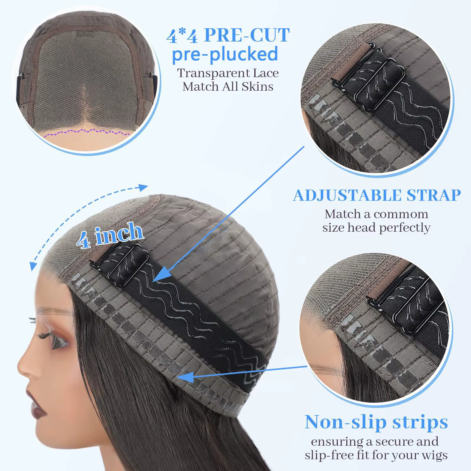 Perruques Courtes Bob Sans Colle Cheveux Humains Ondulés 5x5 HD Transparentes Lace Frontal Véritable