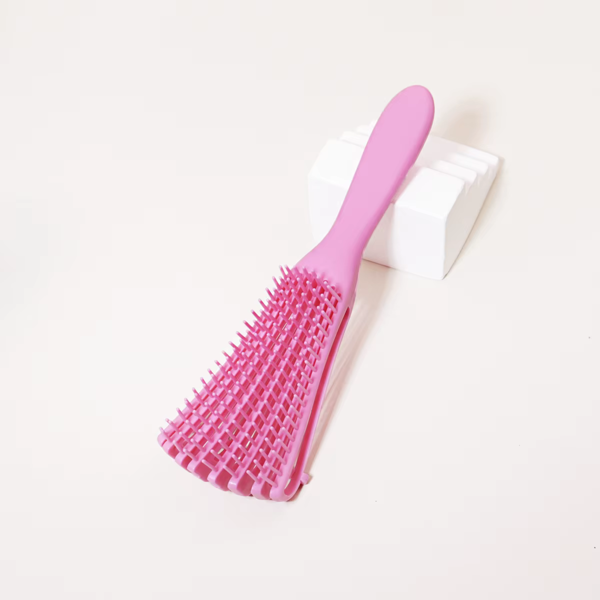 Brosse de massage du cuir chevelu et brosse à cheveux bouclés humides – Anti-statique, anti-emmêleme