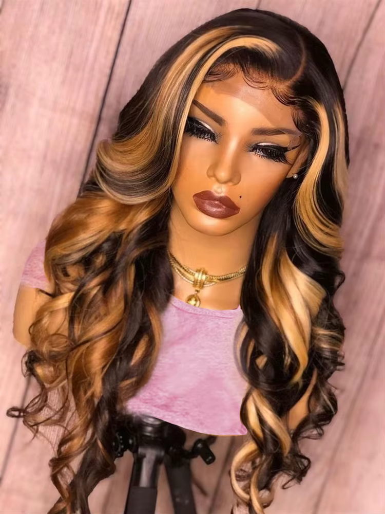 Perruque Lace Front Wig Body Wave Brésilienne Naturelle, Cheveux Vierges, 13x6, 13 tage, 360 HD, à R