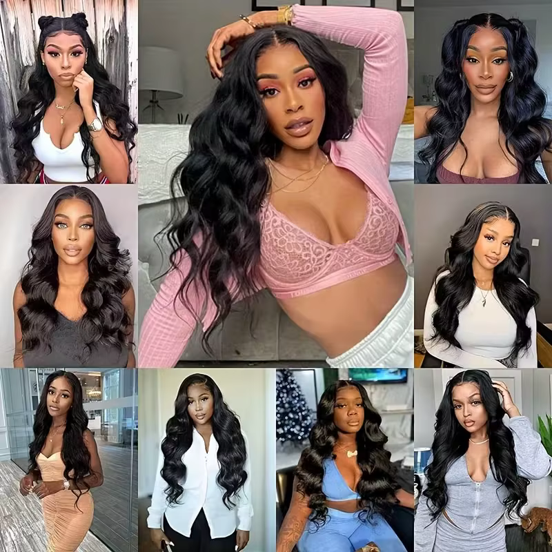 Lot de 3 Bundles de Cheveux Humains Remy avec Closure en Dentelle 4x4 et Closure en Dentelle 5x5 Bré
