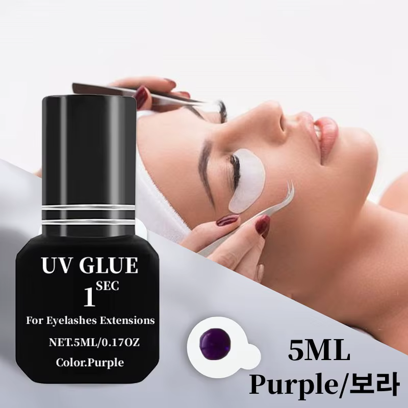 Colle UV pour extension de cils, gel adhésif, imperméable, durable, adhésif à séchage rapide, outils