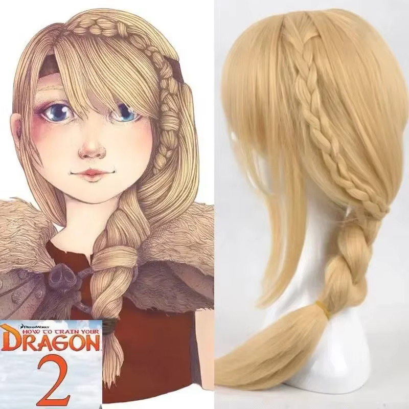 Nouveau film comment entraîner votre Dragon 2 Astrid longue tresse Cosplay perruques pour les femmes