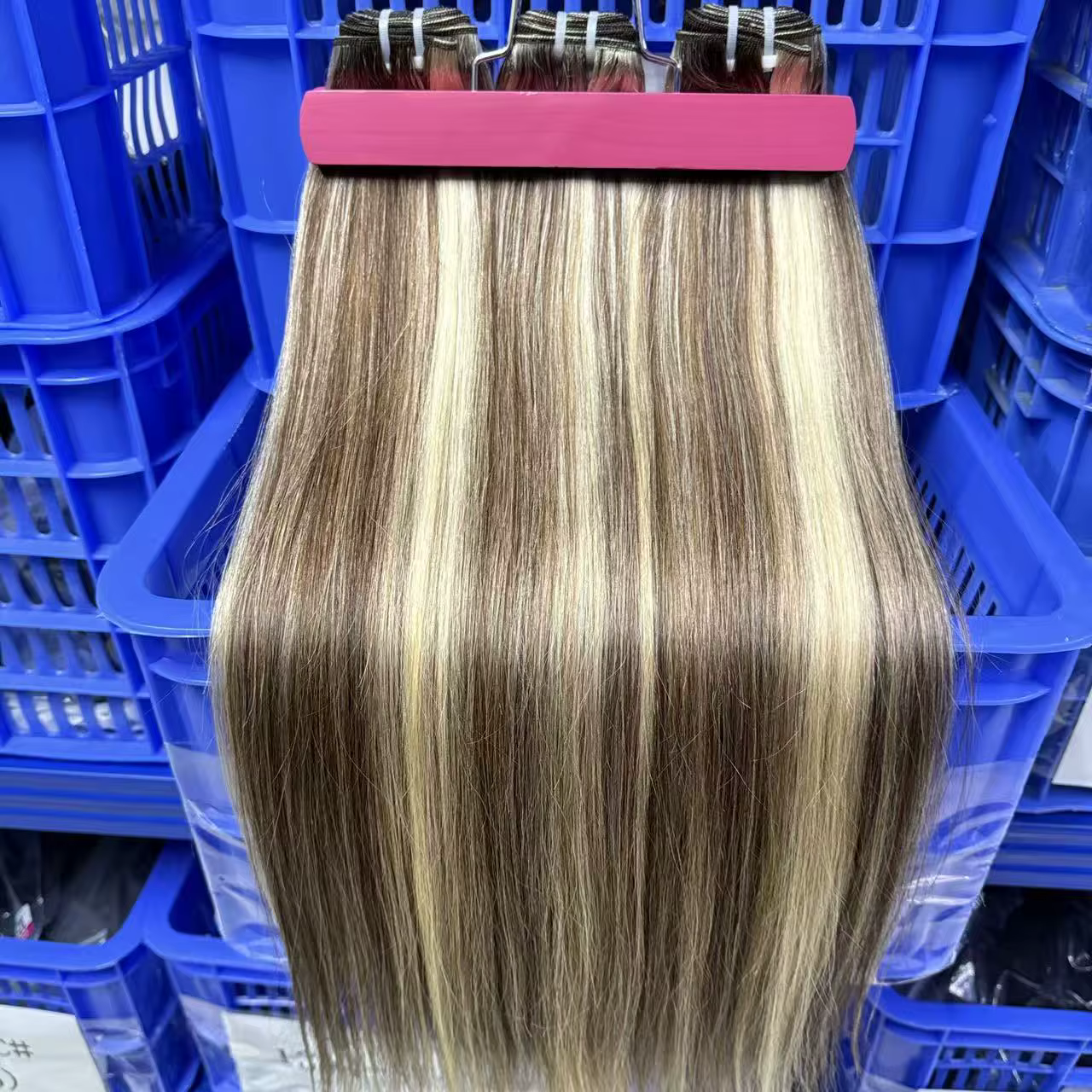 VBeauty Extensions de trame de cheveux brésiliens Ombre couleur mixte cheveux humains droits Remy pa