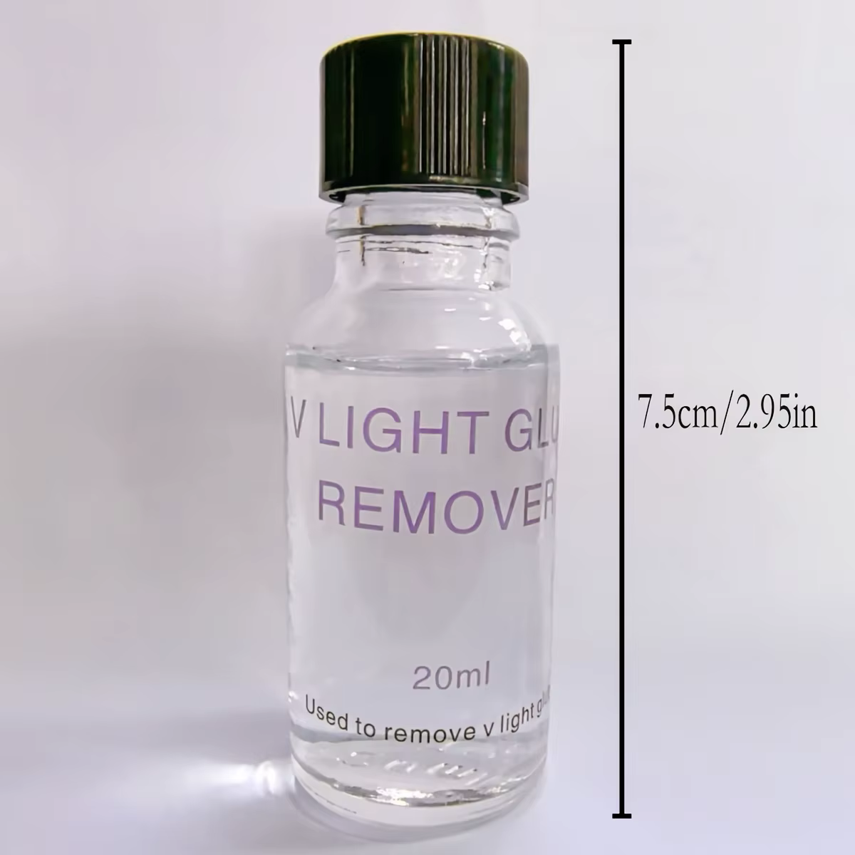Solution dissolvante pour colle V-Light 20 ml Technologie Dissolvant pour colle d'extension de cheve