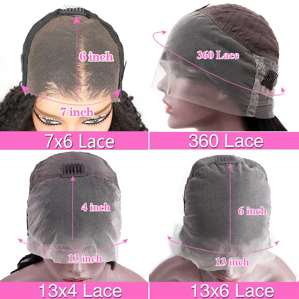 Perruque sans colle en cheveux humains de 30 à 40 pouces, perruque brésilienne bouclée à ondulations
