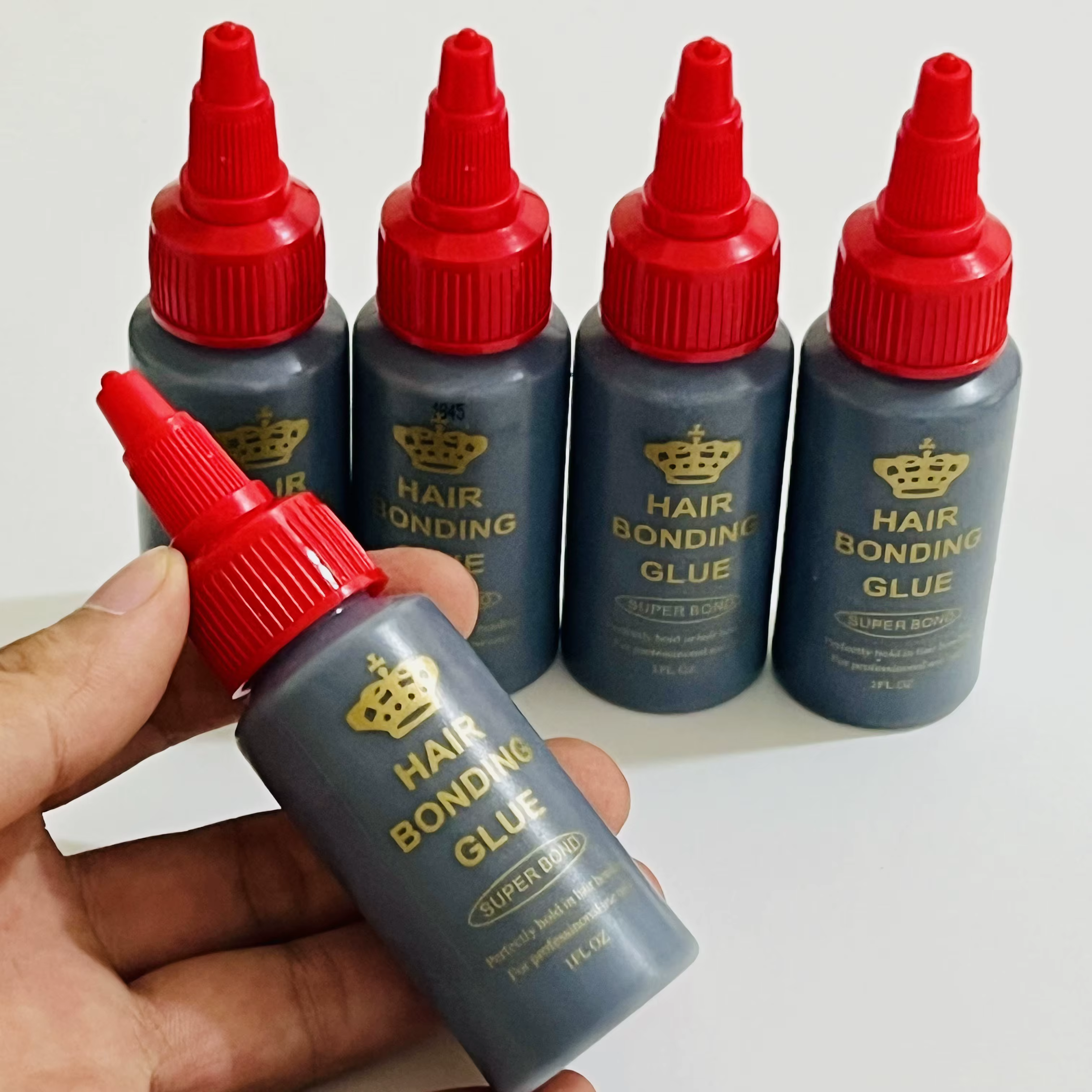 Colle de liaison pour trame de cheveux ack, 1 Oz/2 Oz/4Oz, 30 ml/60ml/118ml, vente en gros