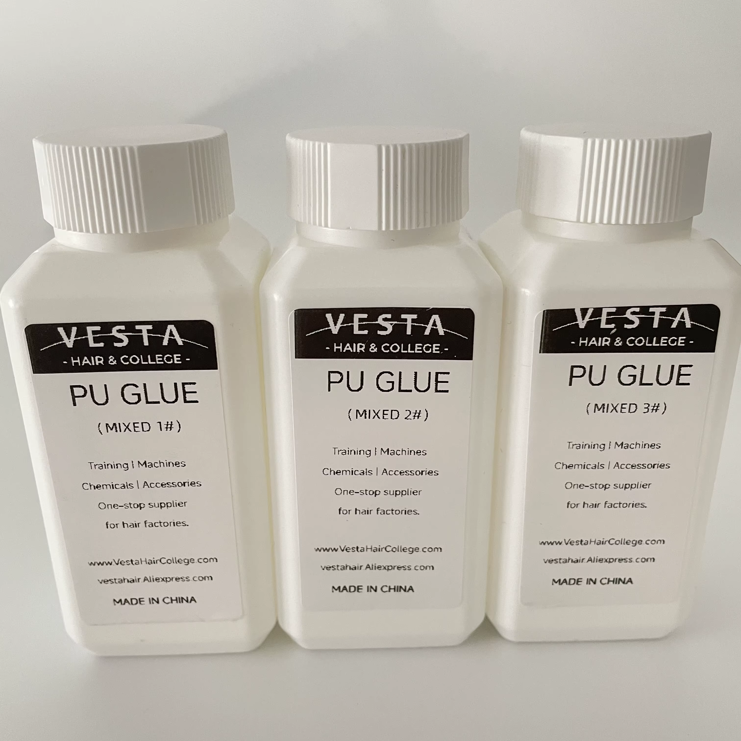 Mini Bouteille de Colle Pu Mixte pour Extension de Cheveux, Ruban Adhésif, Toupet Topper