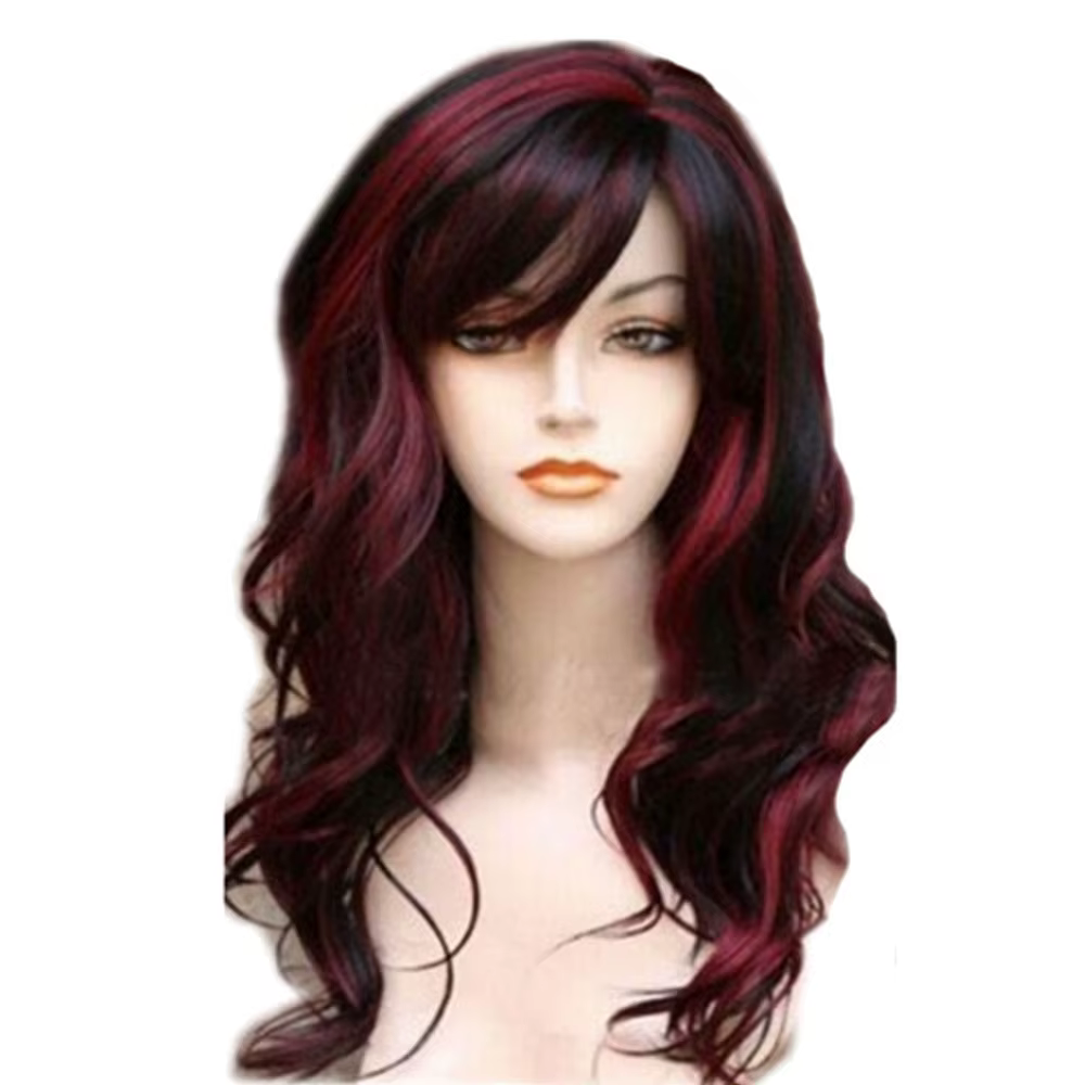 WHIMSICAL W – perruque synthétique longue ondulée mixte Blonde, cheveux naturels résistants à la cha