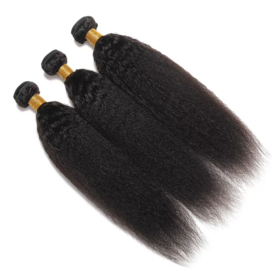 Bundles de cheveux brésiliens crépus pour femmes noires, extensions de cheveux humains Remy, vague d