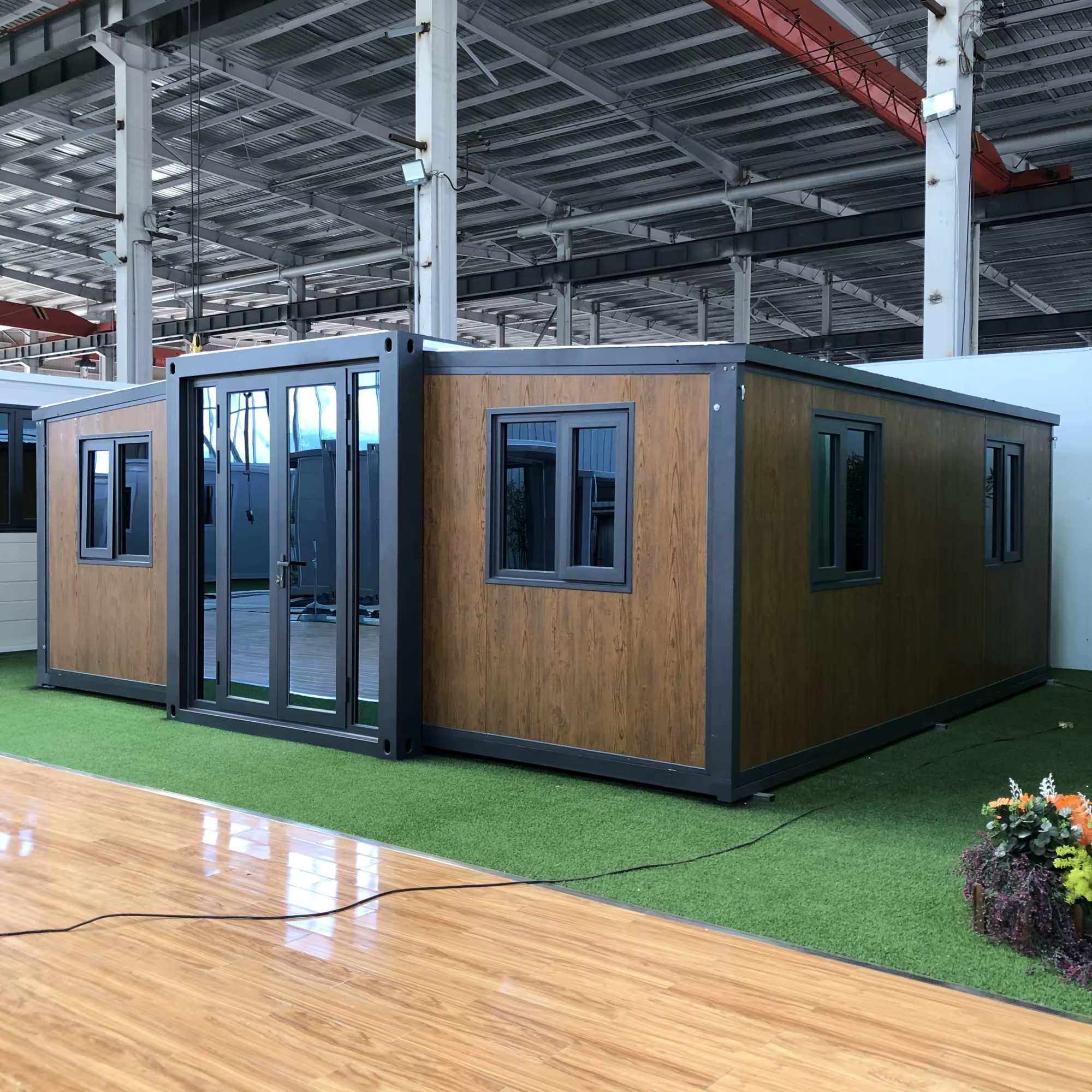 Maison extensible préfabriquée de 40 pieds entièrement meublée et personnalisée, villa préfabriquée 